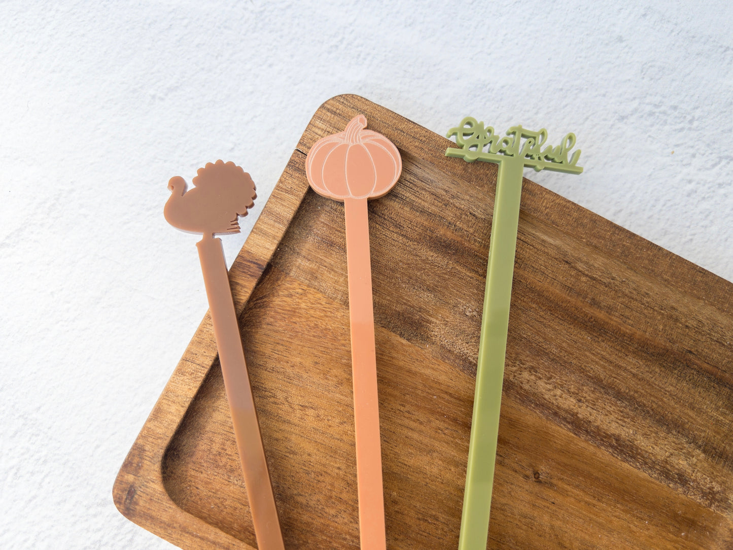 Thanksgiving Swizzle Sticks