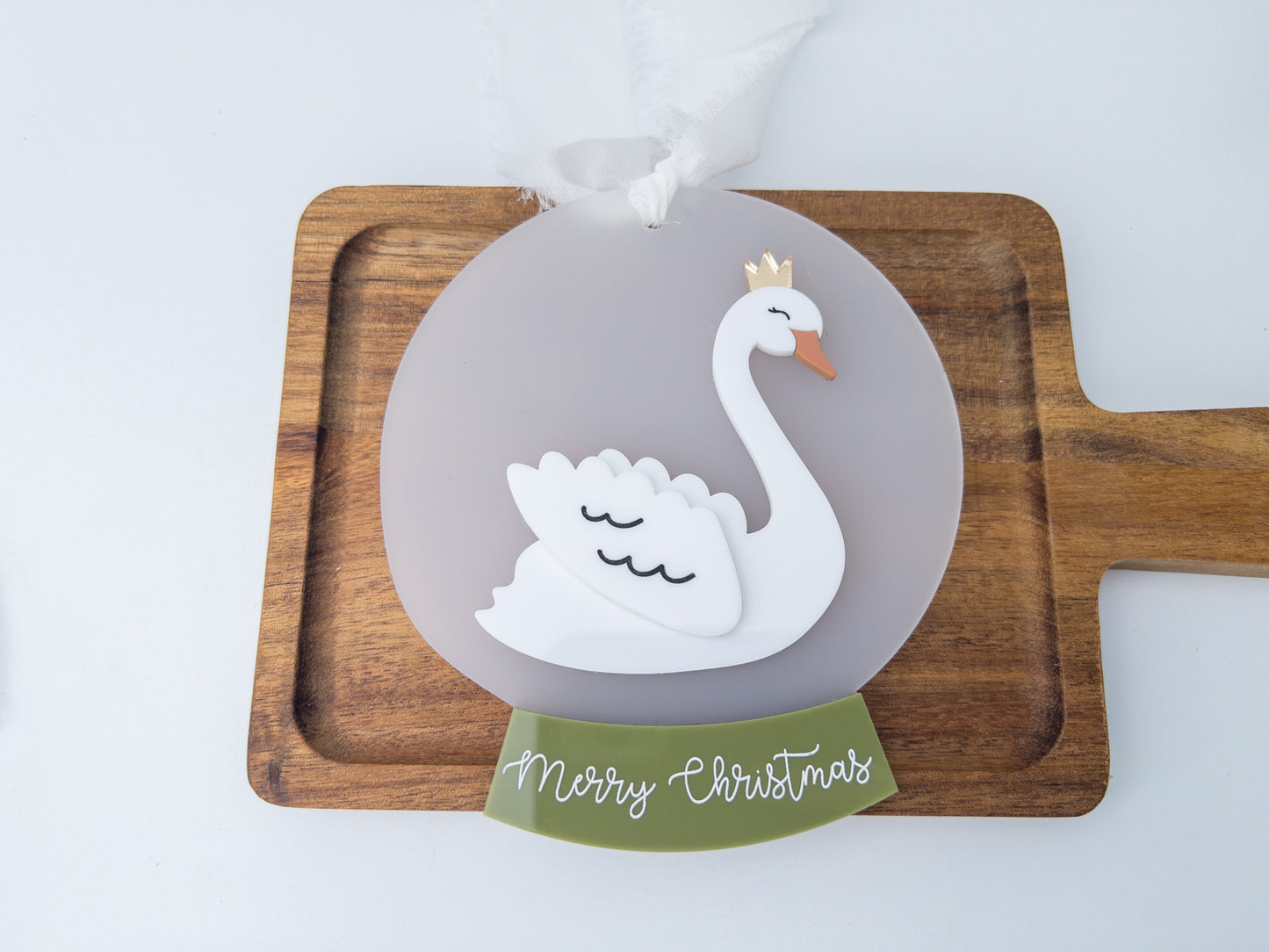 Swan Christmas Ornament
