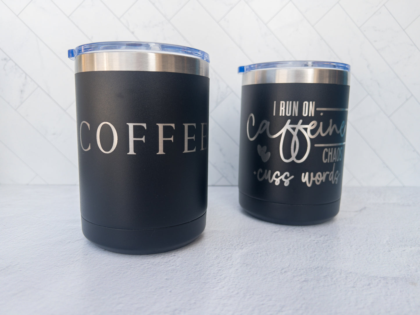 Insulated mug with handle