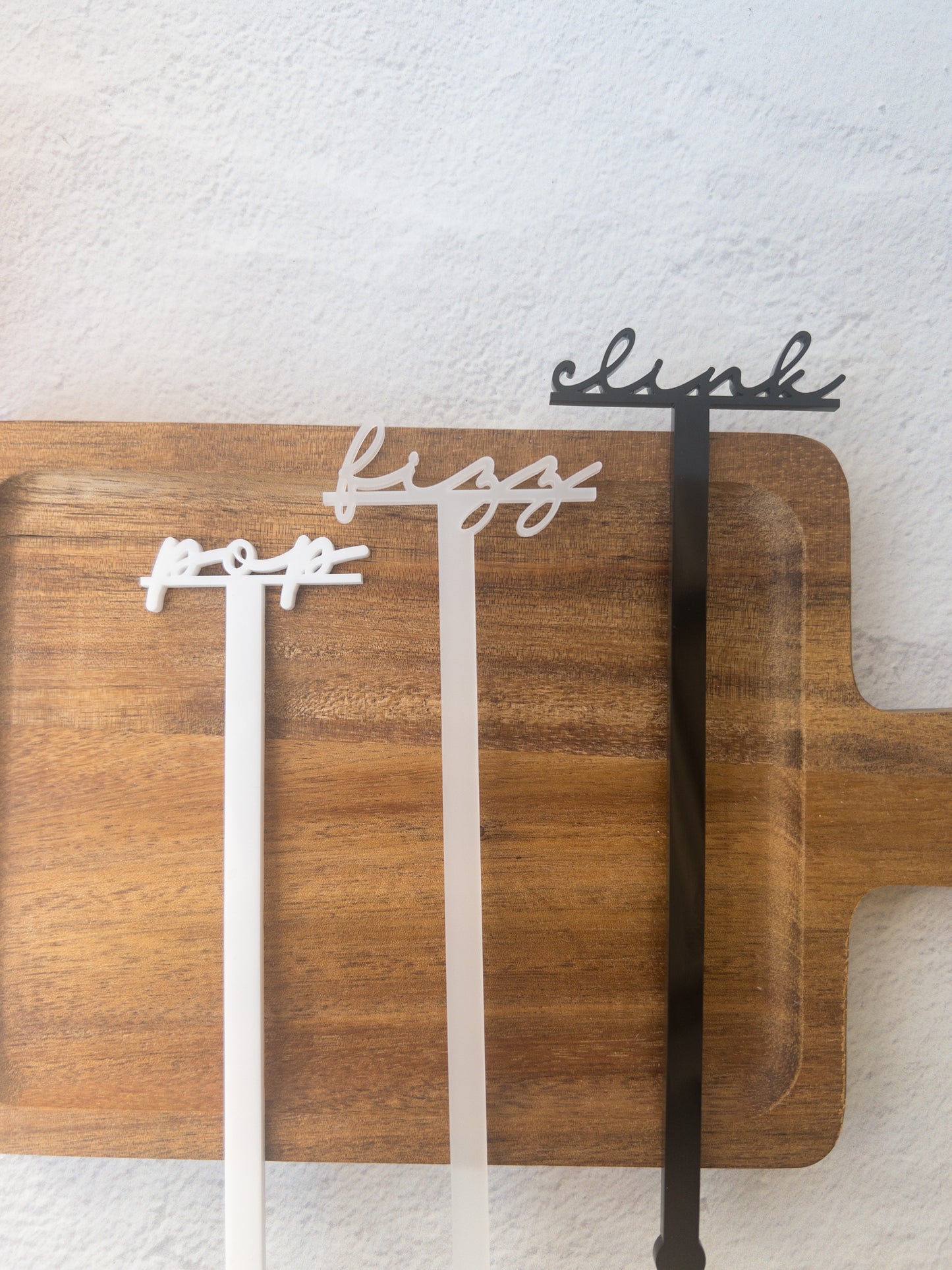 Pop Fizz Clink Swizzle Sticks