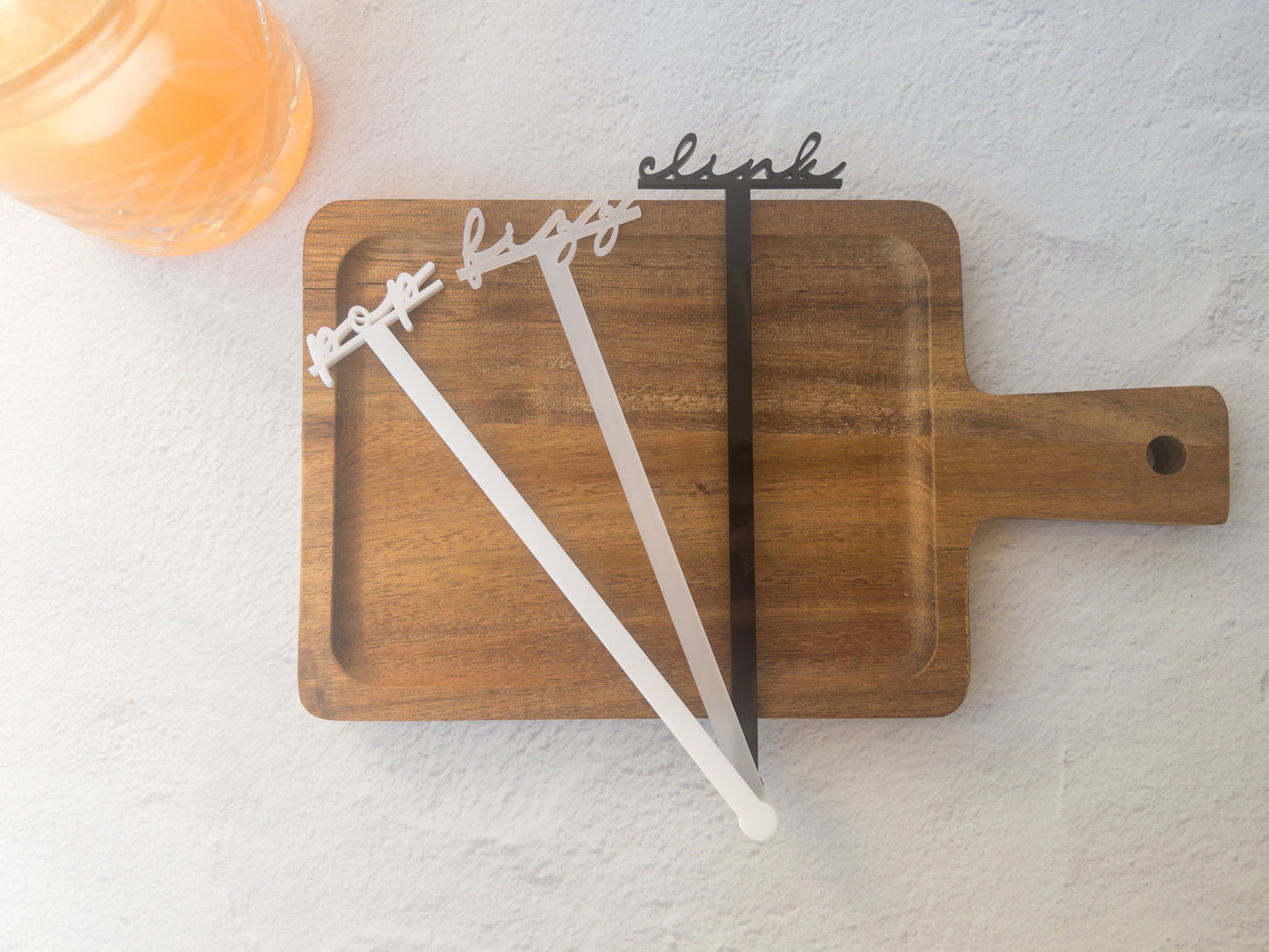 Pop Fizz Clink Swizzle Sticks