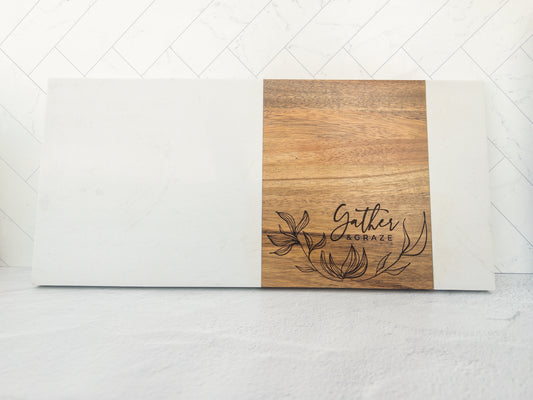 Gather and Graze Marble Board