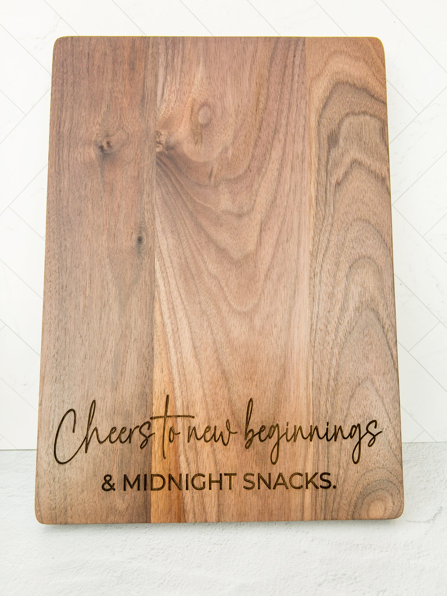 New Beginnings + Midnight Snacks Board