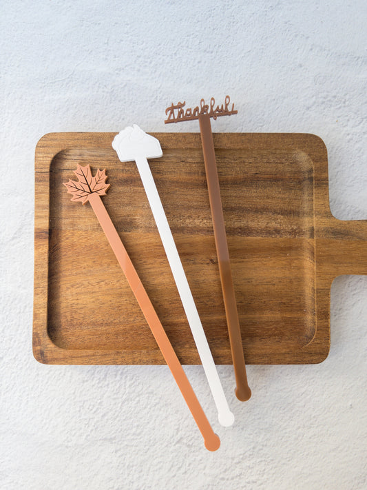 Thanksgiving Swizzle Sticks